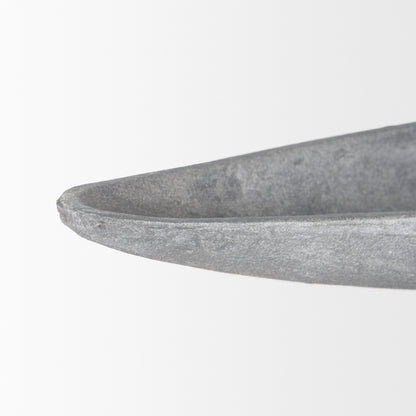 Piero Small Concrete Finished Metal Decorative Bowl