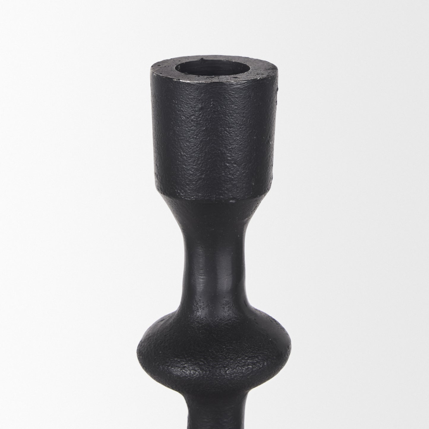 Paolo Matte Black Metal Candle Holder (Set of 3)