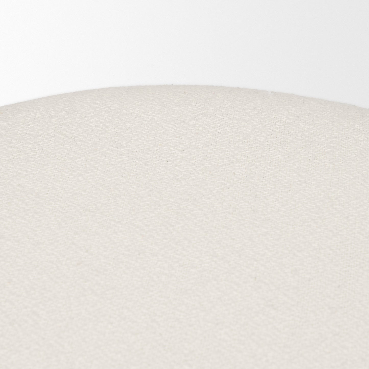 Shaiden Brown Wood w/ Cream Fabric Stool