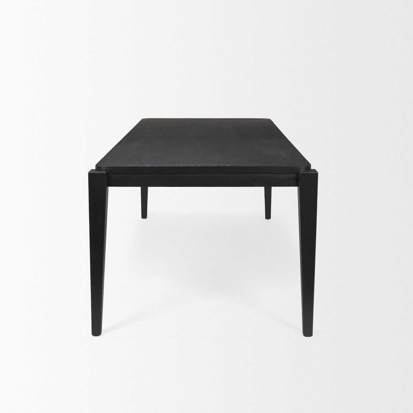 Teva Black Wood Rectangular 92" Dining Table