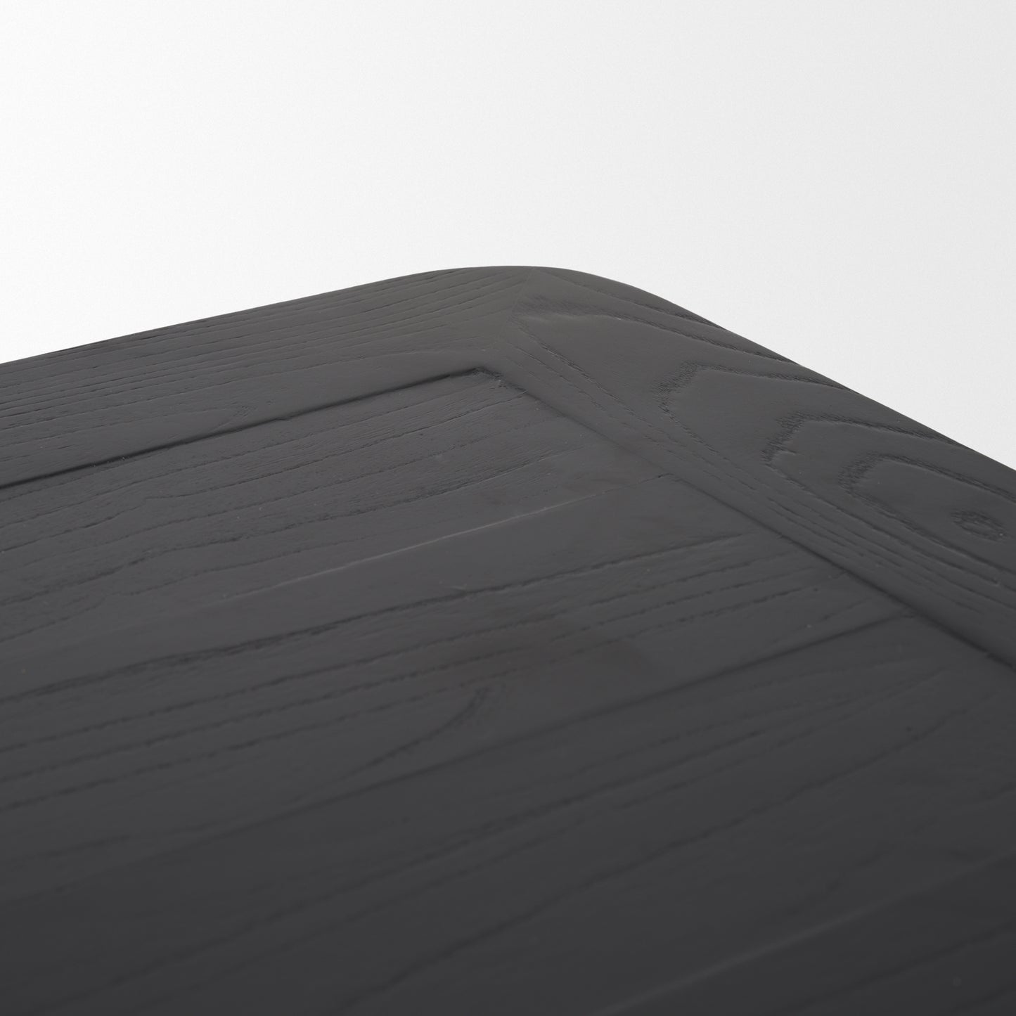 Teva Black Wood Rectangular 92" Dining Table