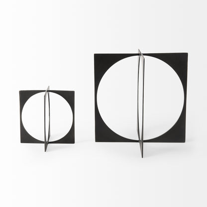 Lima Gunmetal Gray Metal Small Decorative Object