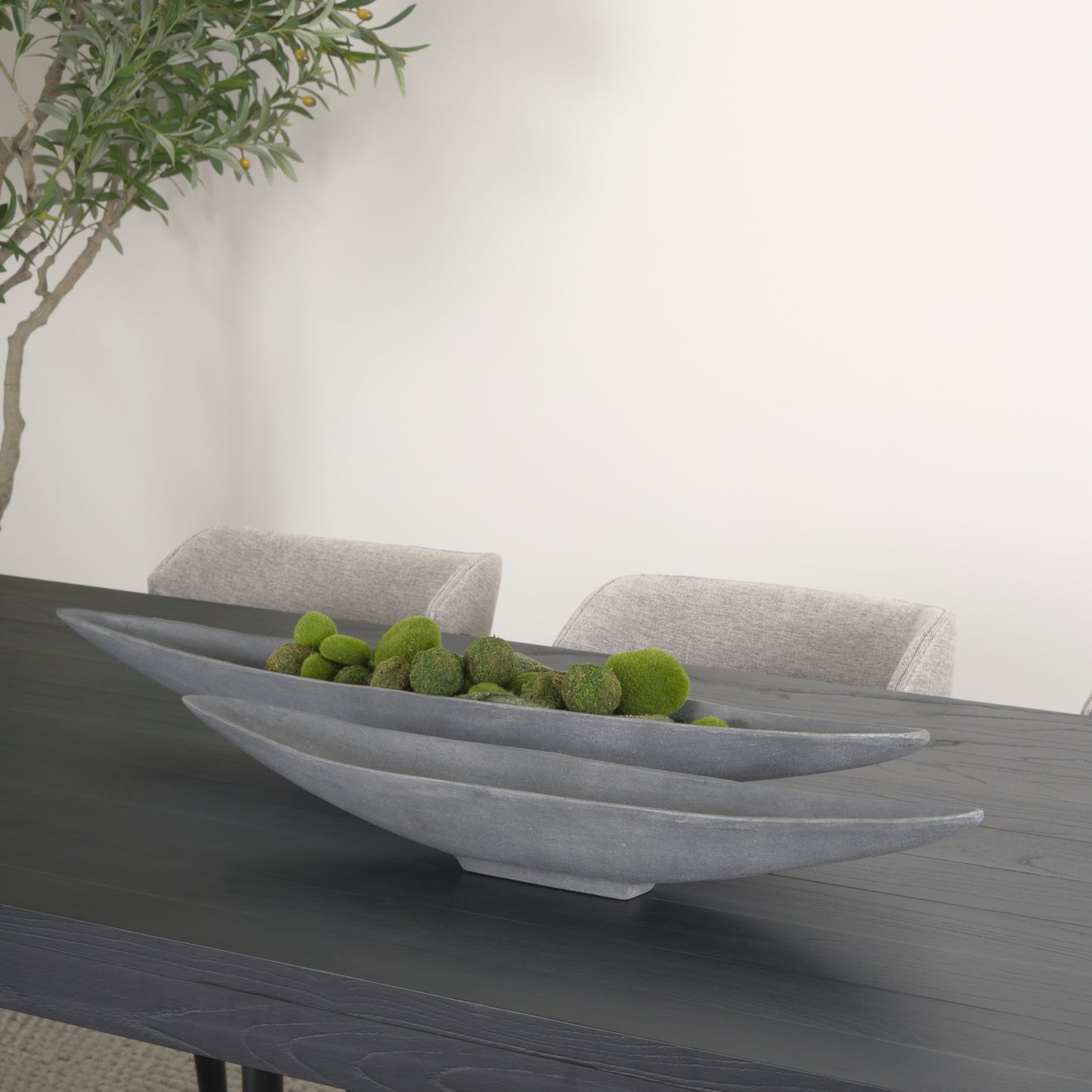 Piero Small Concrete Finished Metal Decorative Bowl