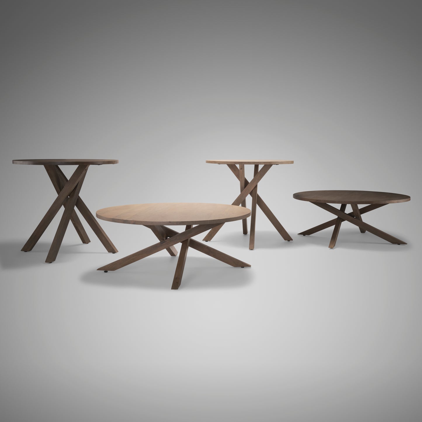 Solana Medium Brown Wood Foyer Table