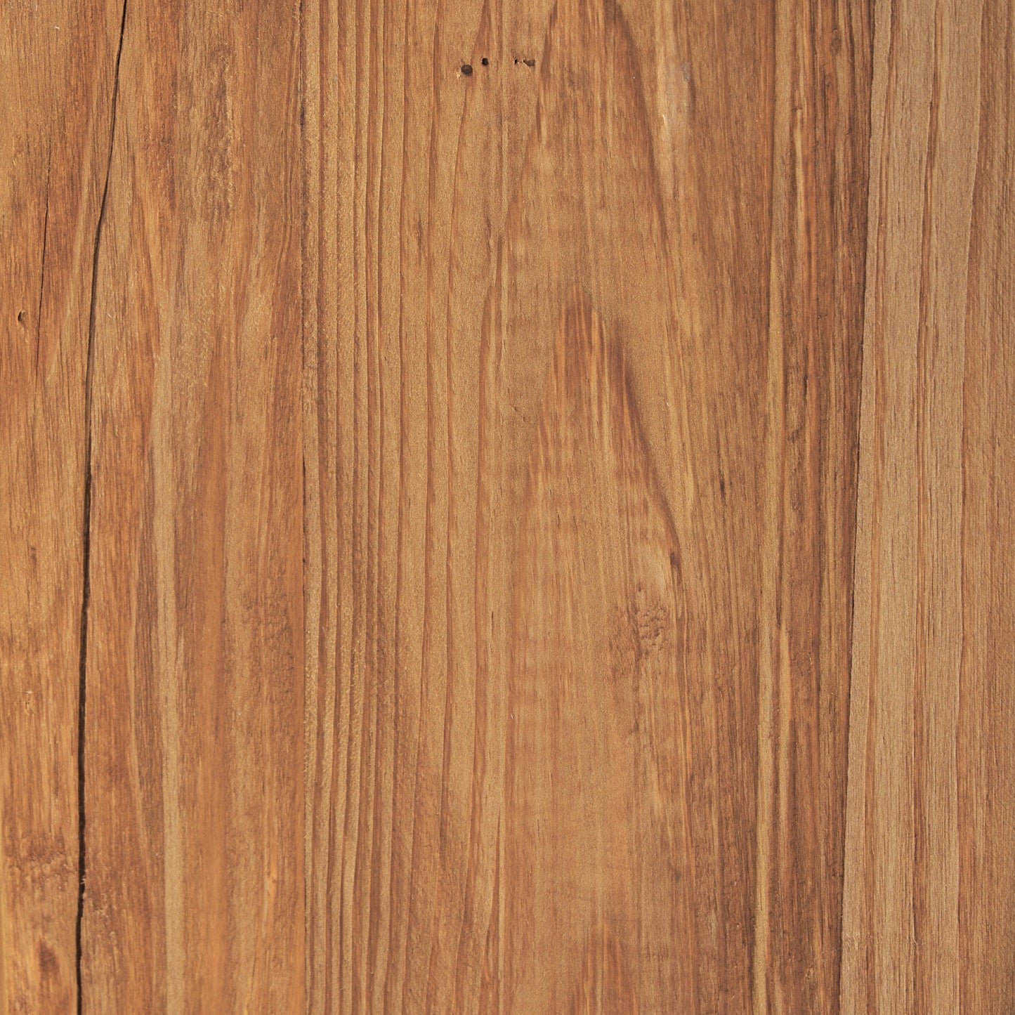 Tucson Natural Wood w/ Round Black Oak Top Side Table