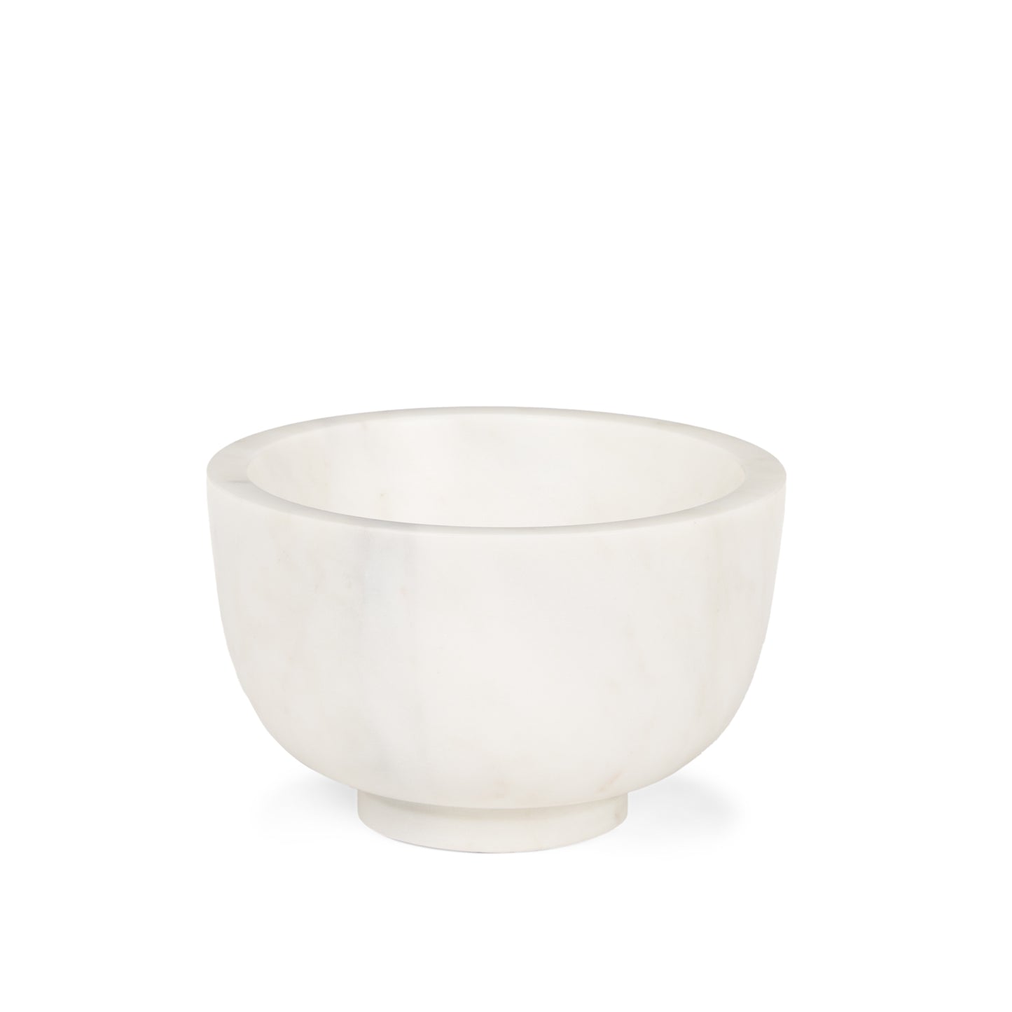 Katora Small Premium Solid White Marble Bowl