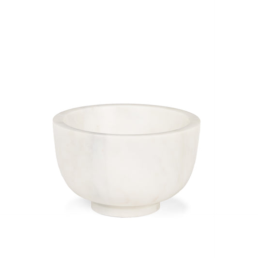Katora Small Premium Solid White Marble Bowl