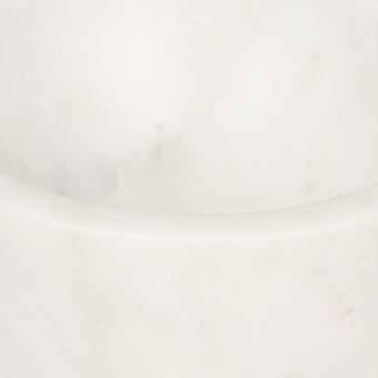 Katora Small Premium Solid White Marble Bowl