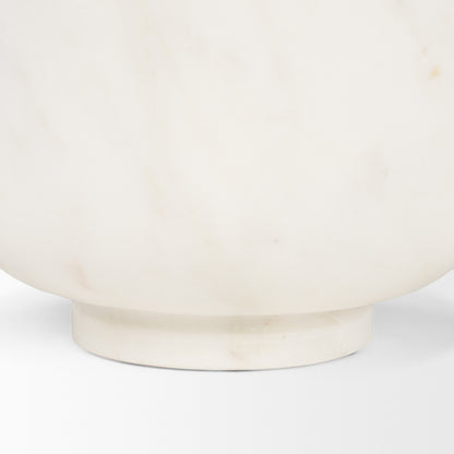 Katora Small Premium Solid White Marble Bowl
