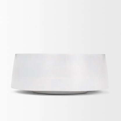 Kadara White Washed Solid Wood Decorative Bowl