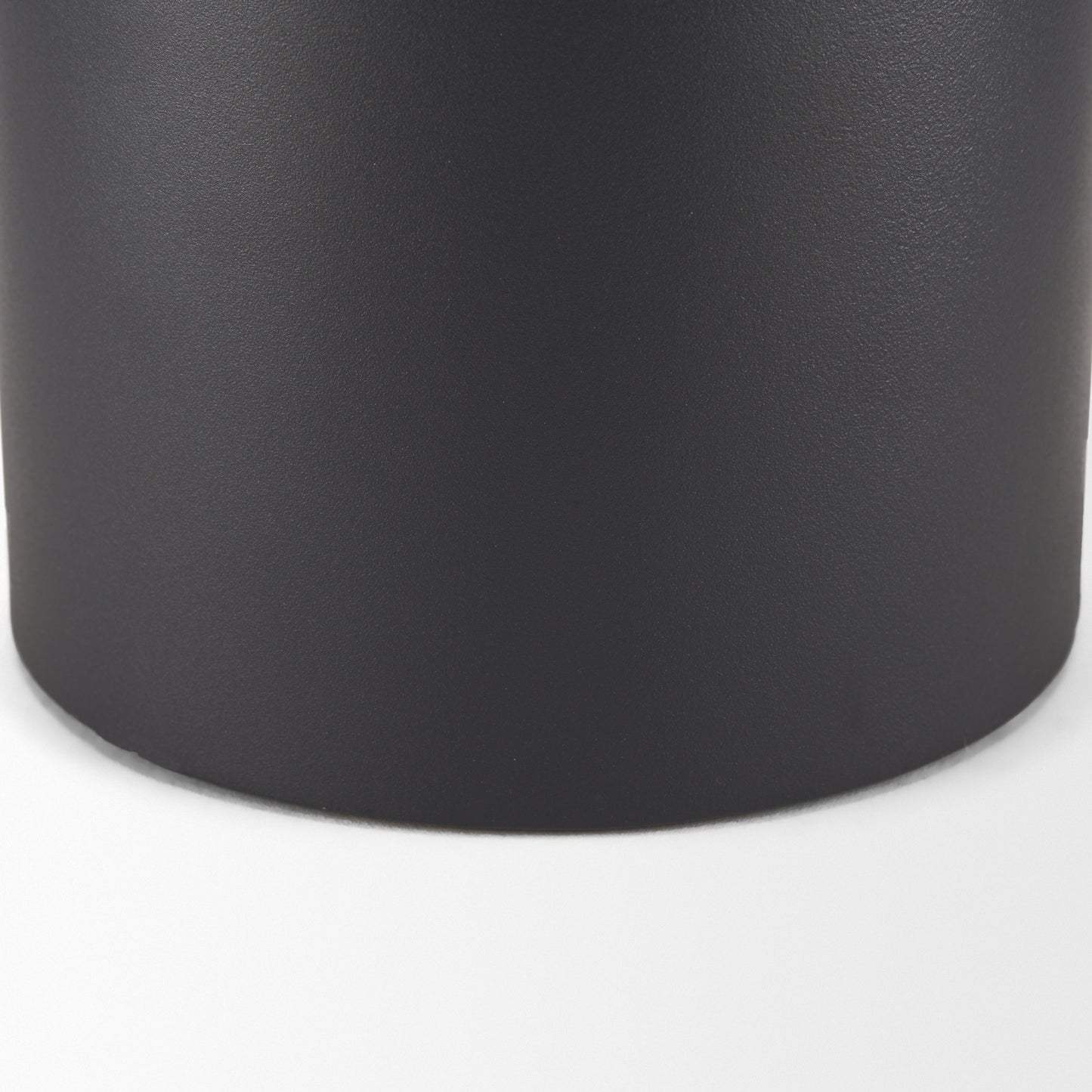 Tosca Small Matte Black Metal Vase