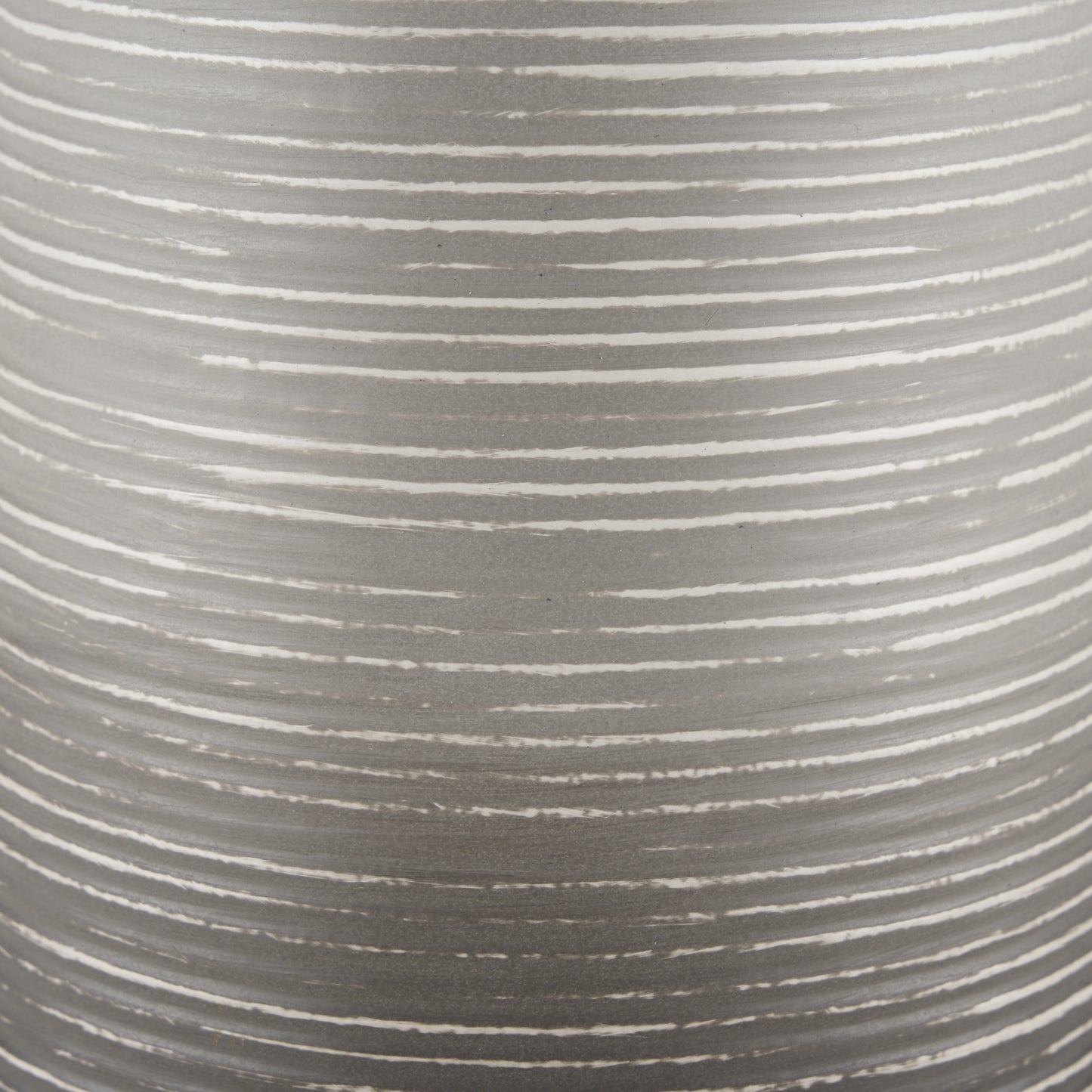 Toru Medium White w/ Grey Ombre Metal Vase