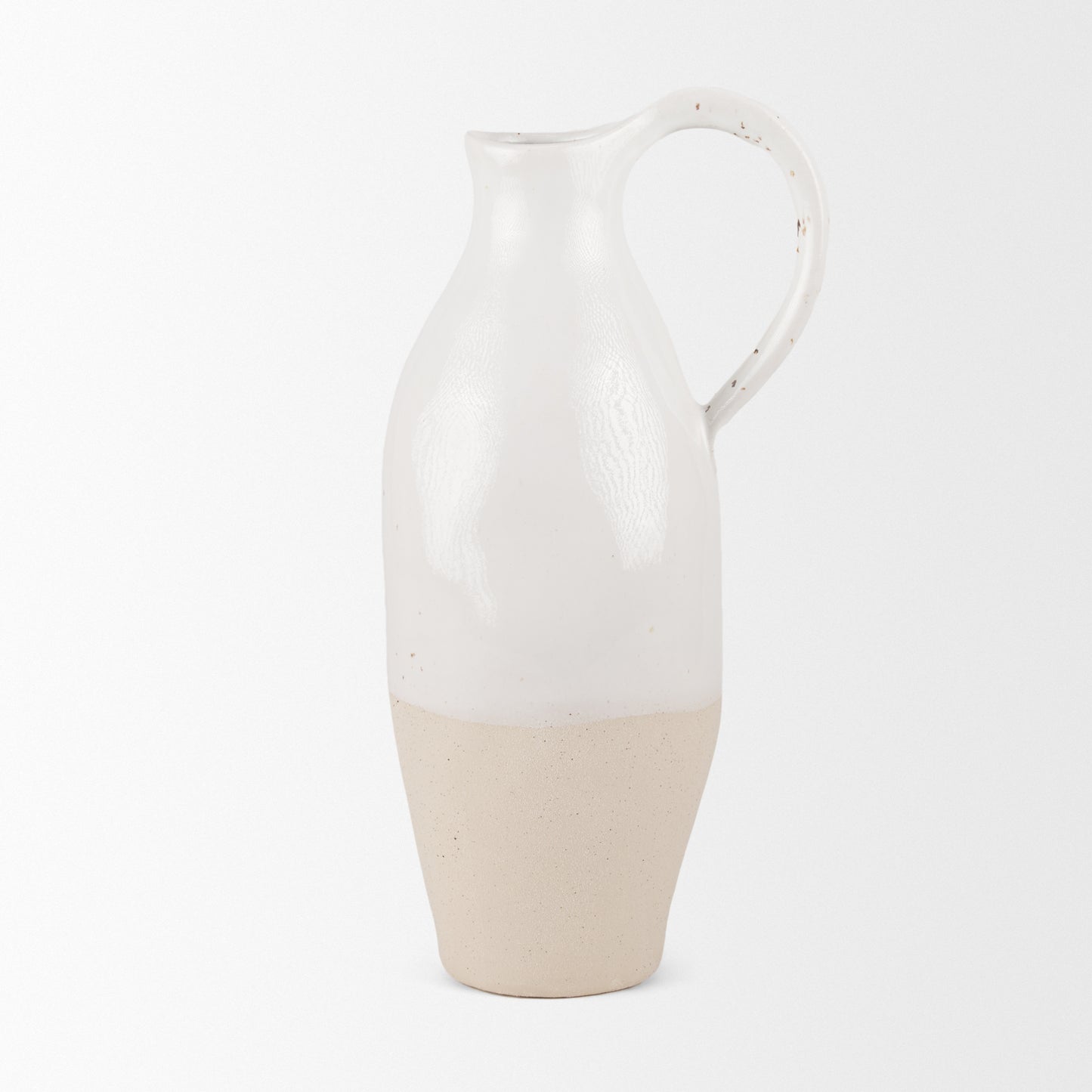 Valora Black Speckled Cream w/ Light Beige Ceramic Jug