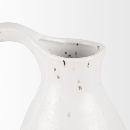 Valora Black Speckled Cream w/ Light Beige Ceramic Jug