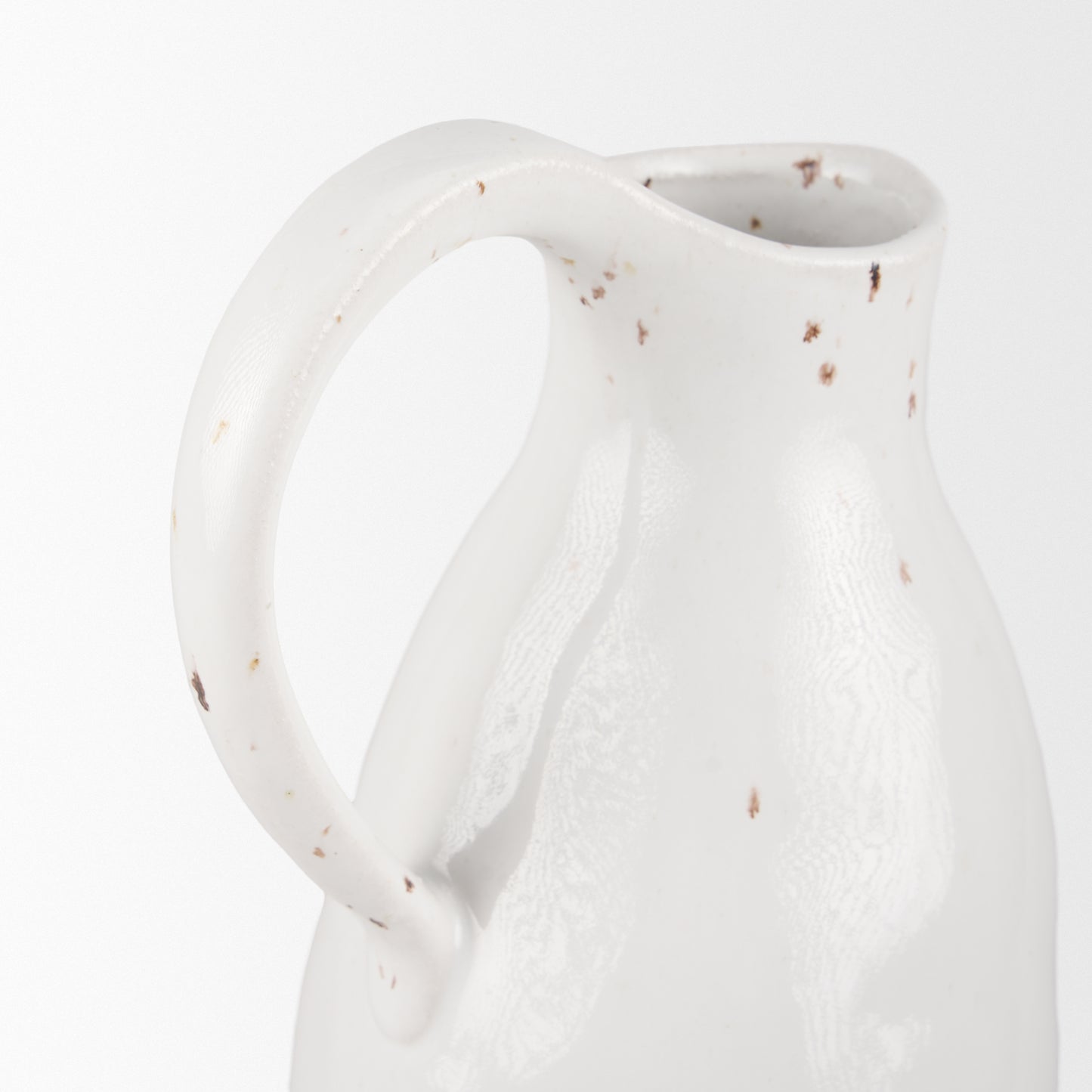 Valora Black Speckled Cream w/ Light Beige Ceramic Jug