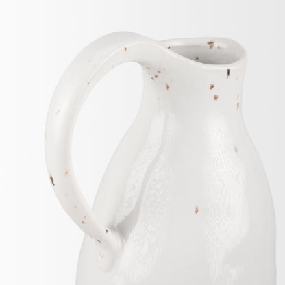 Valora Black Speckled Cream w/ Light Beige Ceramic Jug