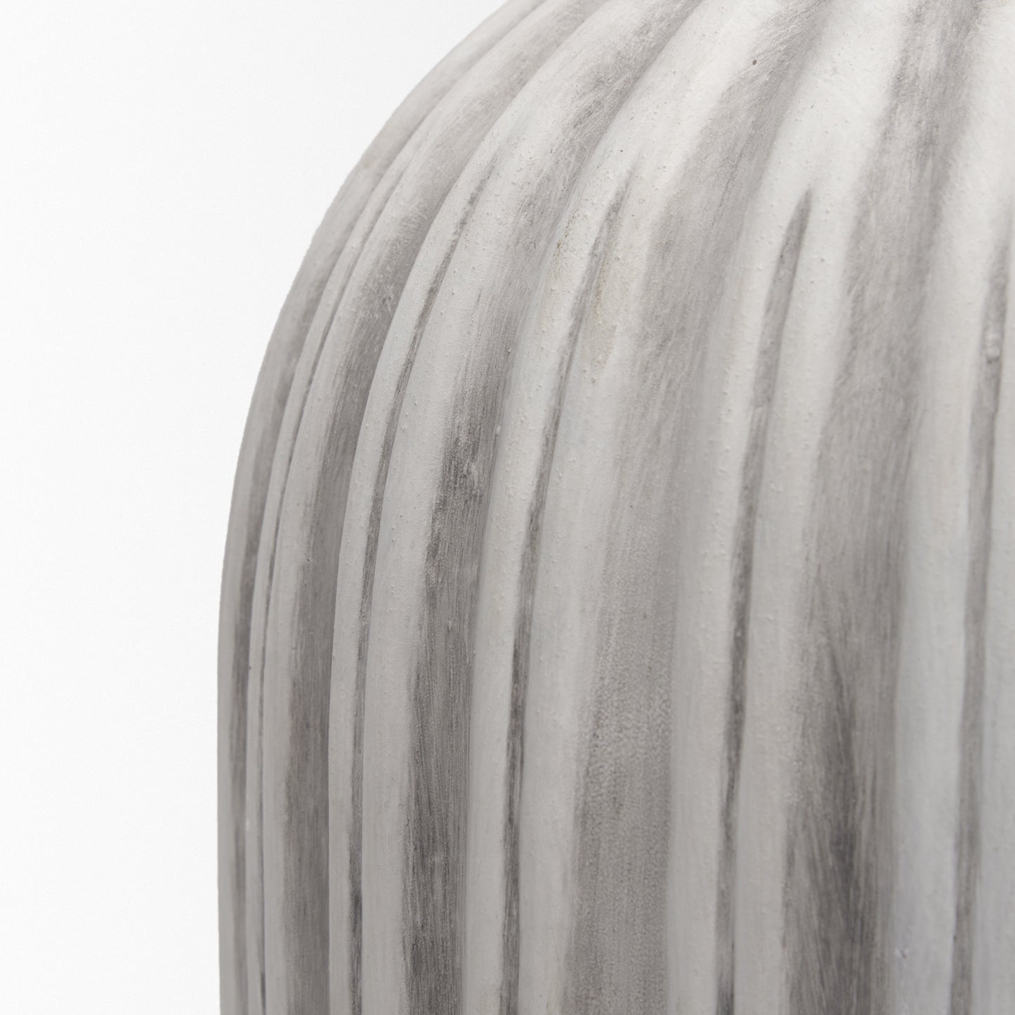 Ummi Small Off White w/ Gray Antiquing Ceramic Vase