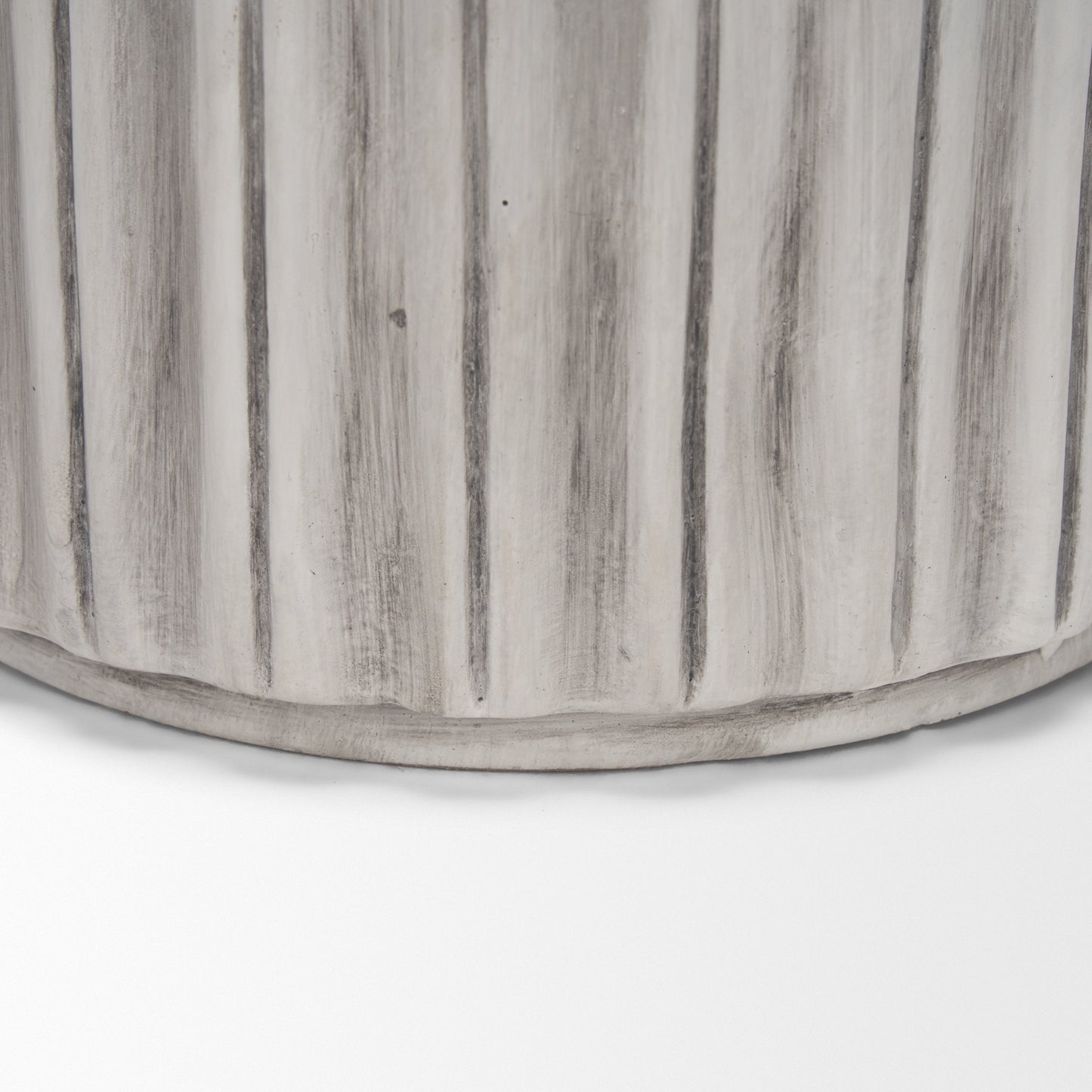 Ummi Small Off White w/ Gray Antiquing Ceramic Vase