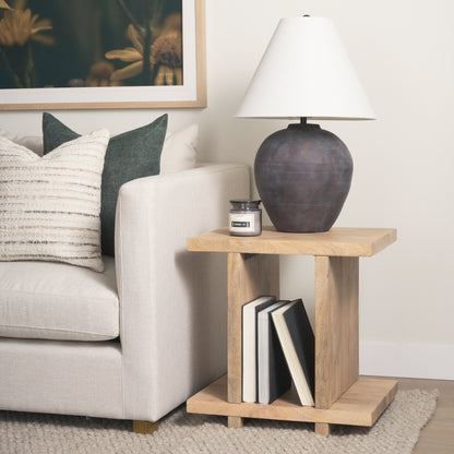 Nohr Light Brown Accent Table