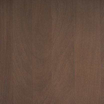 Shima Oval Dark Brown Wood w/ Arched Legs Coffee Table