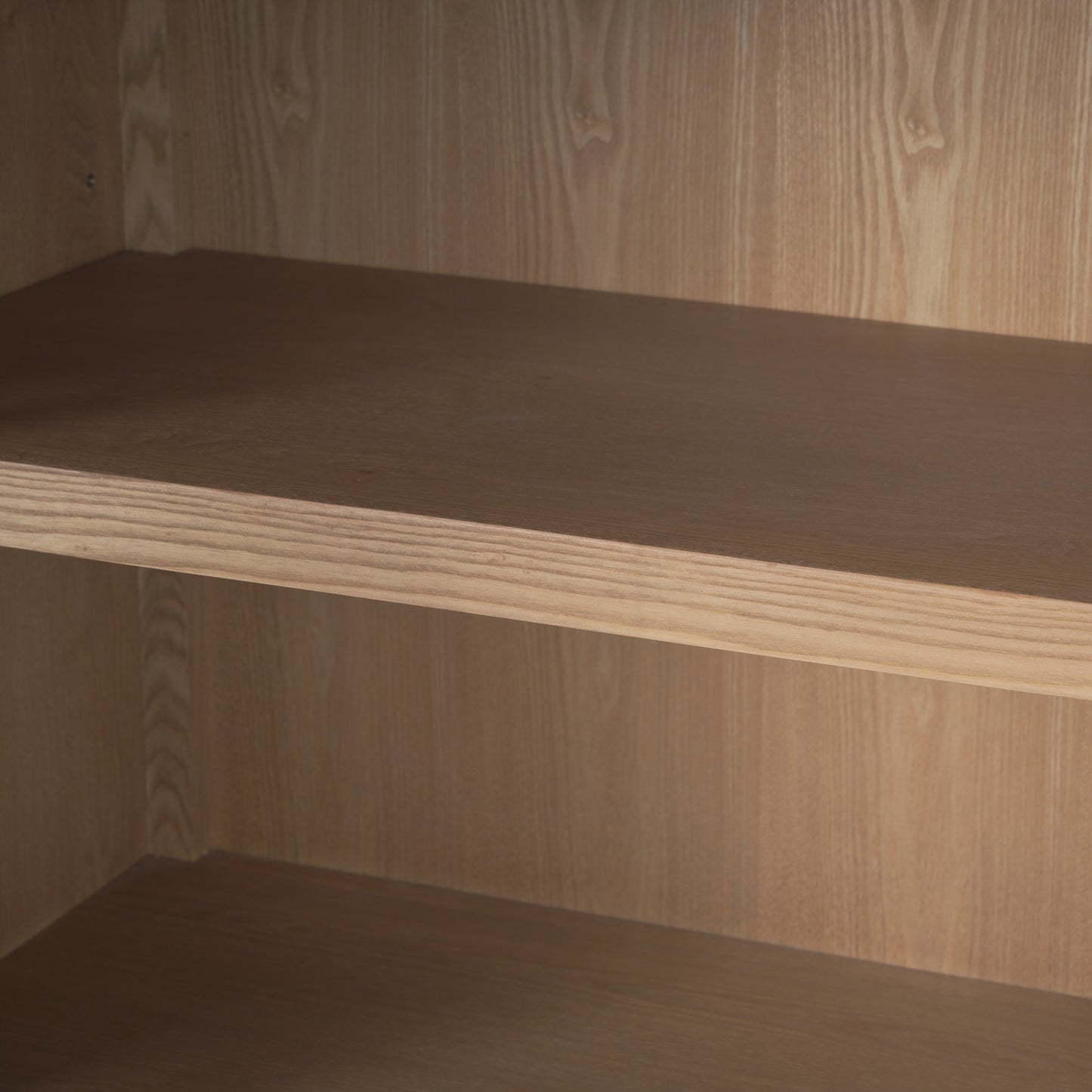 Teva Two Toned Dark w/Light Wood Arched Curio Cabinet