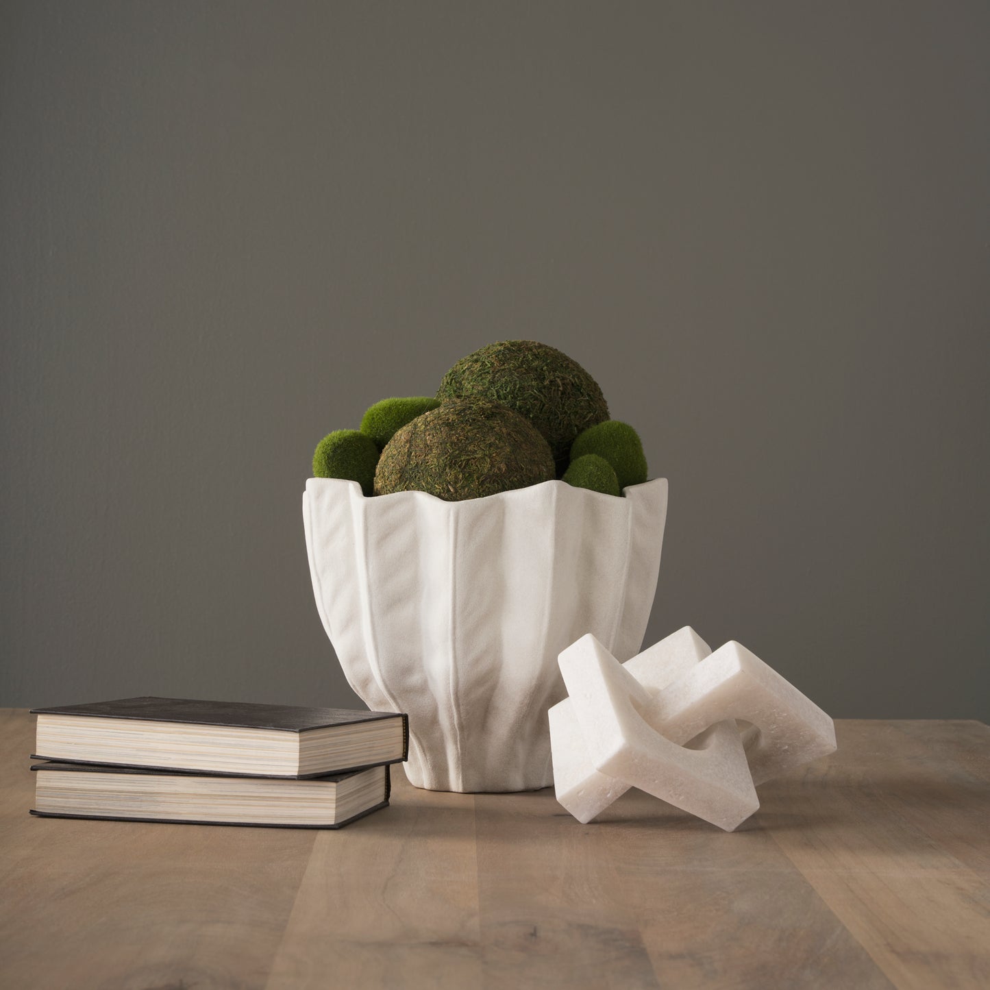 Linx Small Granite Resin Sculpture Decorative Object