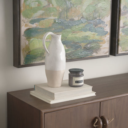 Valora Black Speckled Cream w/ Light Beige Ceramic Jug