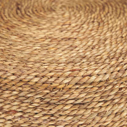 Wenopa Matte Black Wood w/ Natural Jute Accent Tables