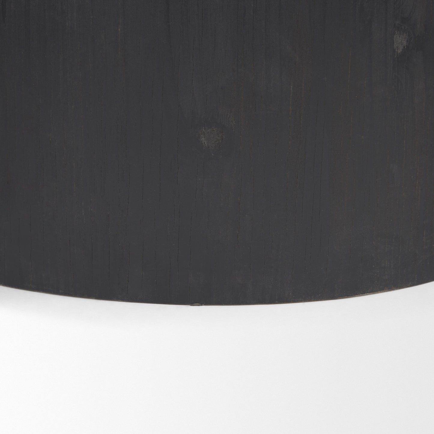 Wenopa Matte Black Wood w/ Natural Jute Accent Tables