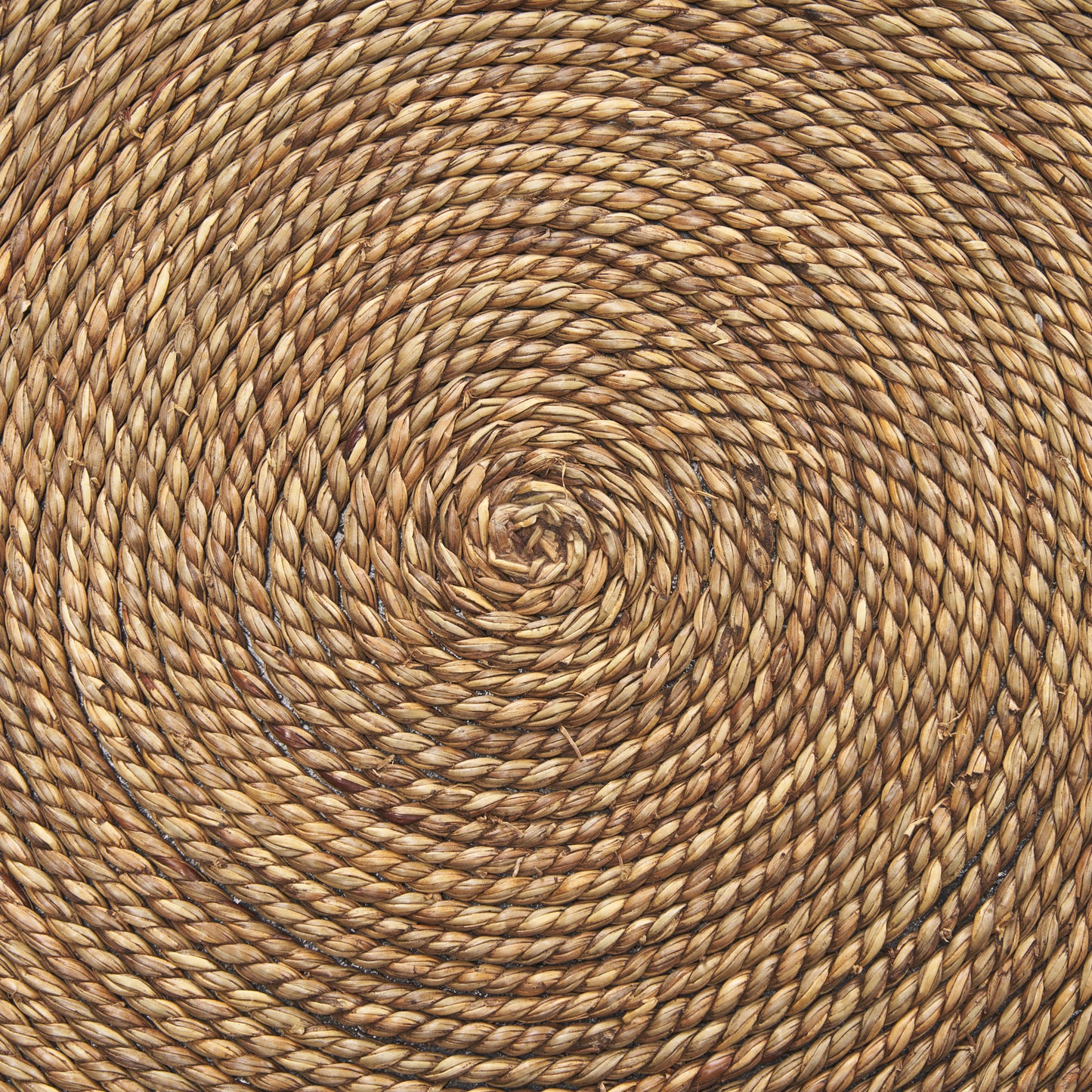 Wenopa Matte Black Wood w/ Natural Jute Accent Tables