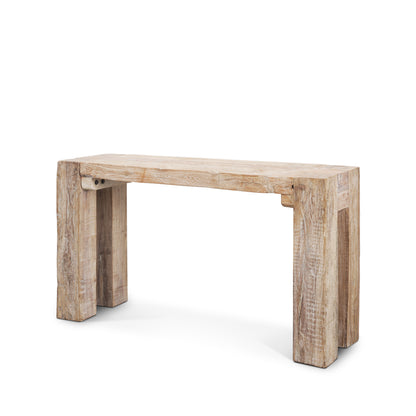 McArthur Whitewash Reclaimed Wood Console Table