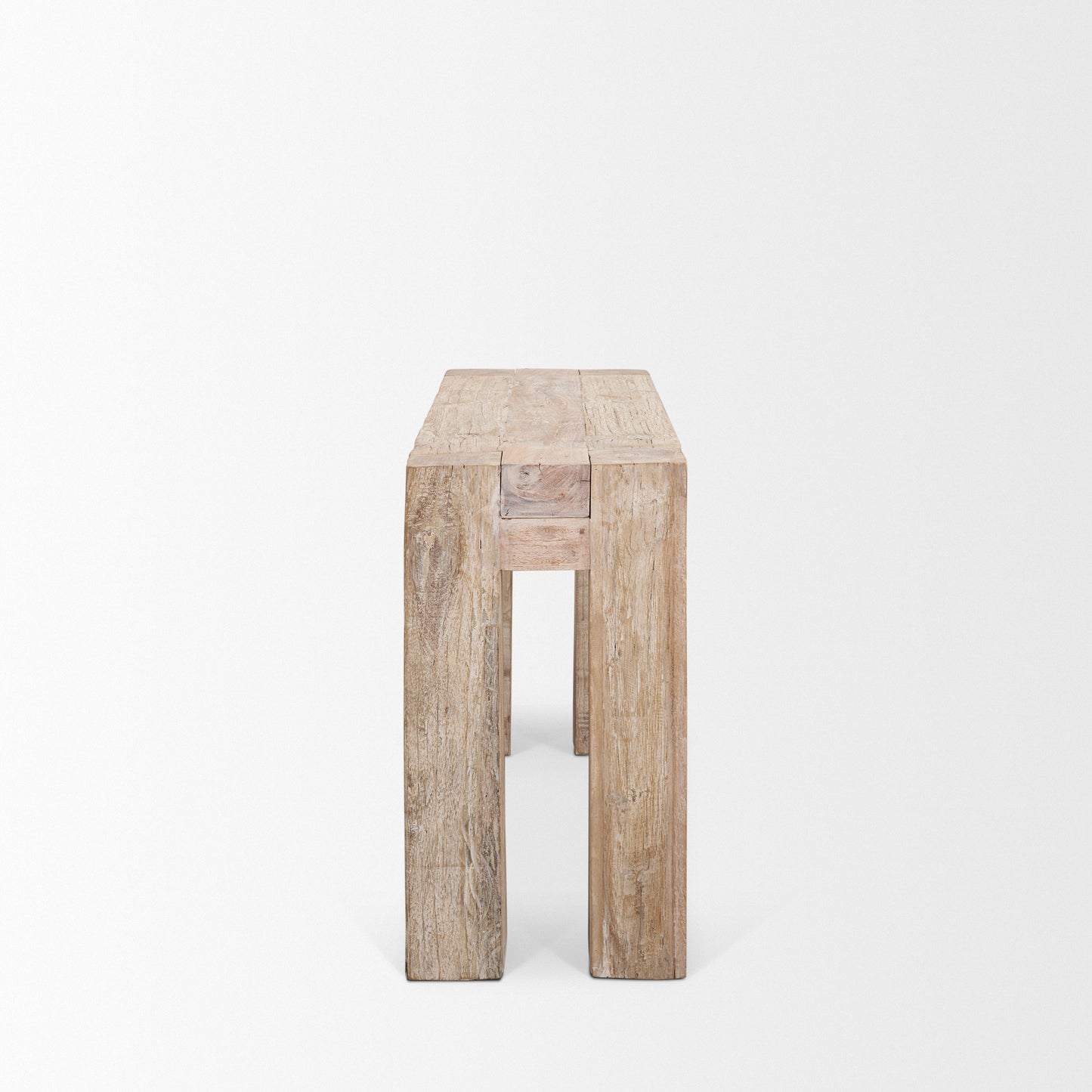 McArthur Whitewash Reclaimed Wood Console Table