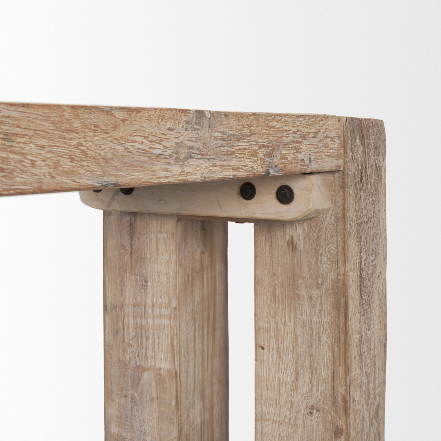 McArthur Whitewash Reclaimed Wood Console Table