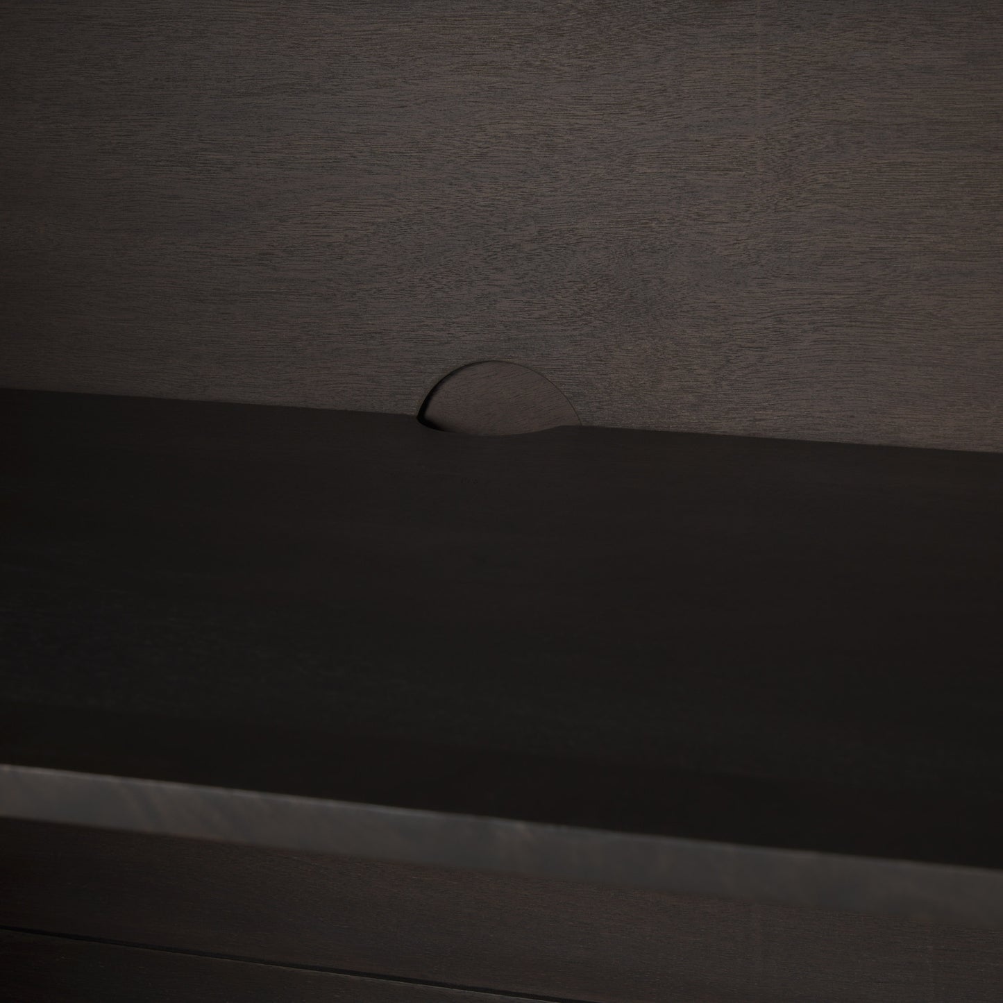 Wagner Dark Brown Wood w/ Arched Design Accent Cabinet