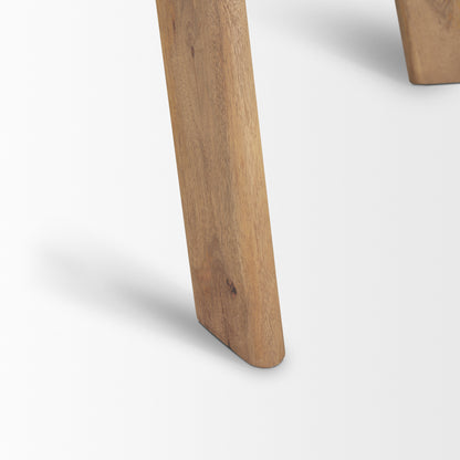 Welborn 72" Light Brown Wood Rectangular Dining Table