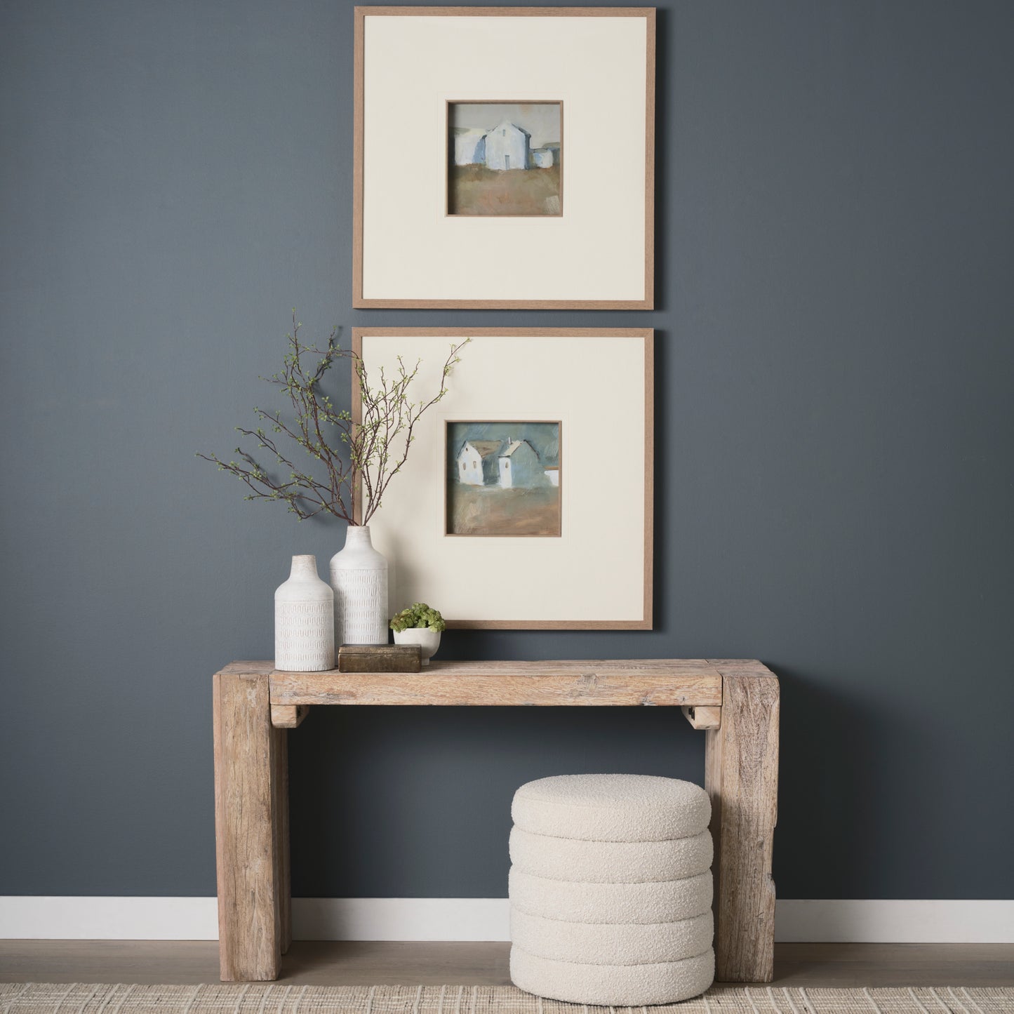 McArthur Whitewash Reclaimed Wood Console Table