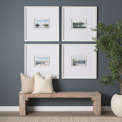 Jensen Beige and Gray Plaid Cotton-Linen Decorative Square Pillow Cover