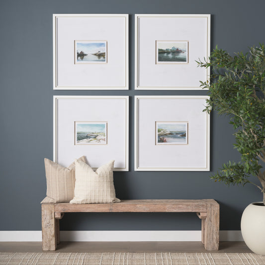 Jensen Beige and Gray Plaid Cotton-Linen Decorative Square Pillow Cover