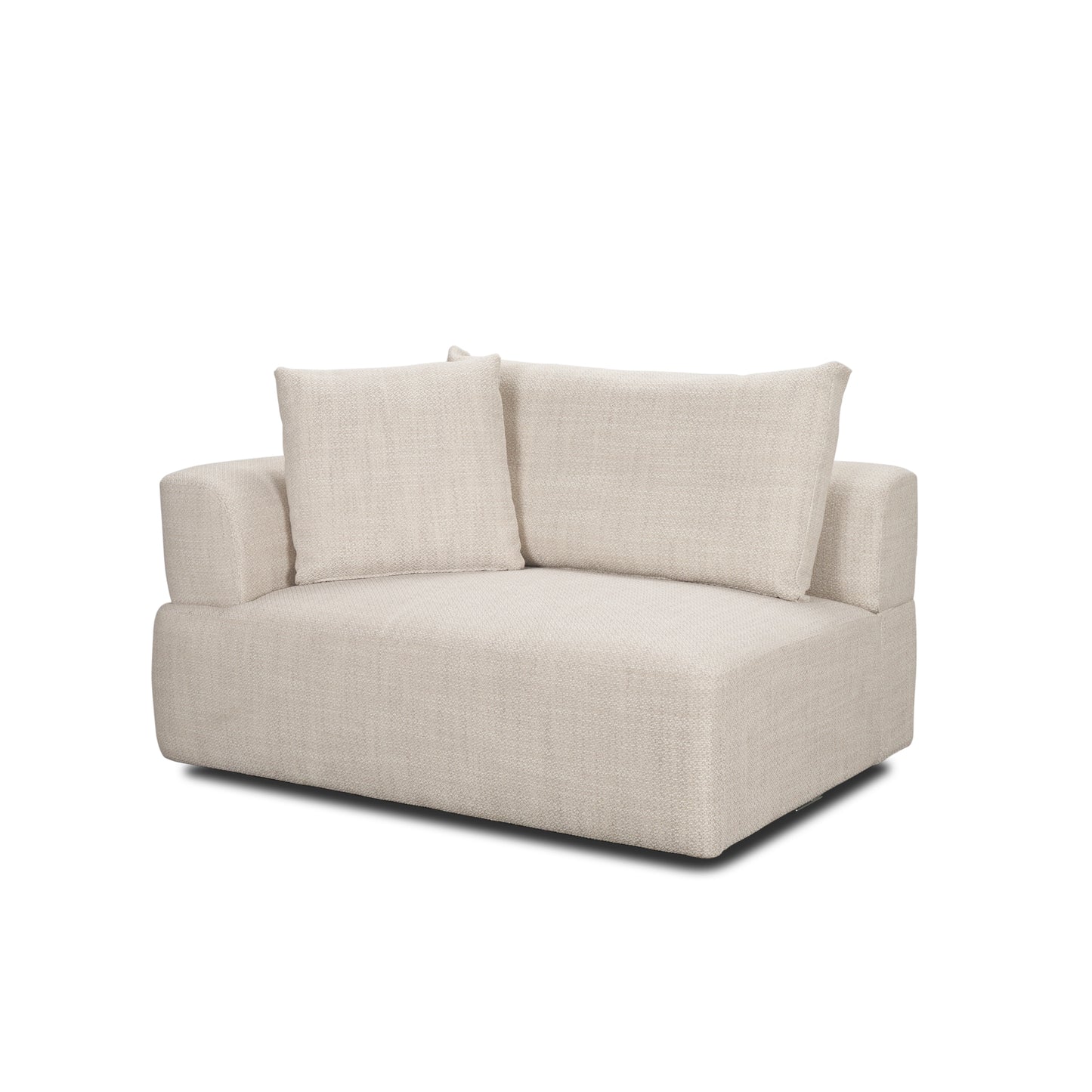 Warner Oatmeal 3 Piece Sofa Set W/Corner Piece