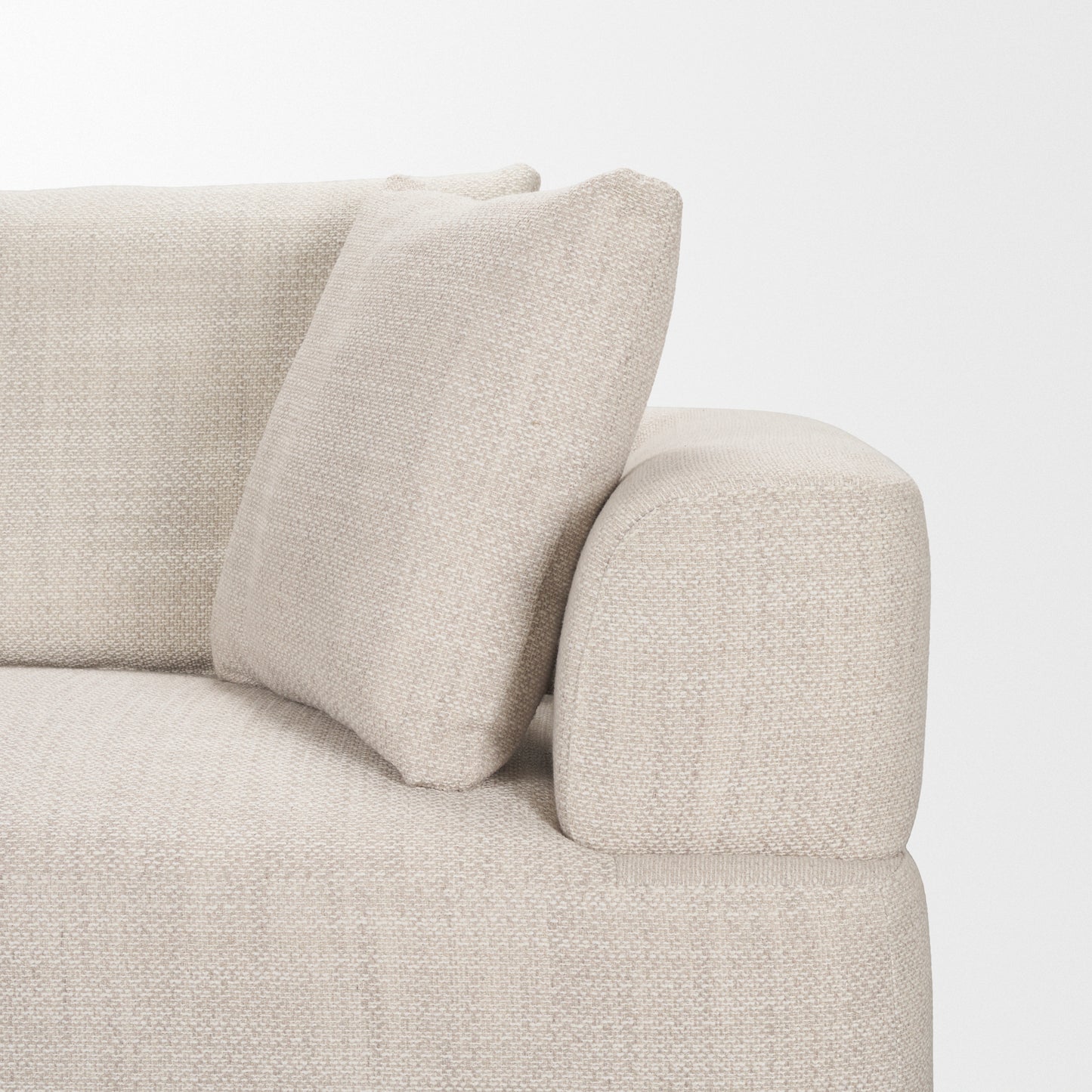 Cobain I 84" Brown Leather Two Seater Sofa