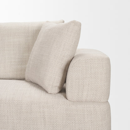 Cobain I 84" Brown Leather Two Seater Sofa