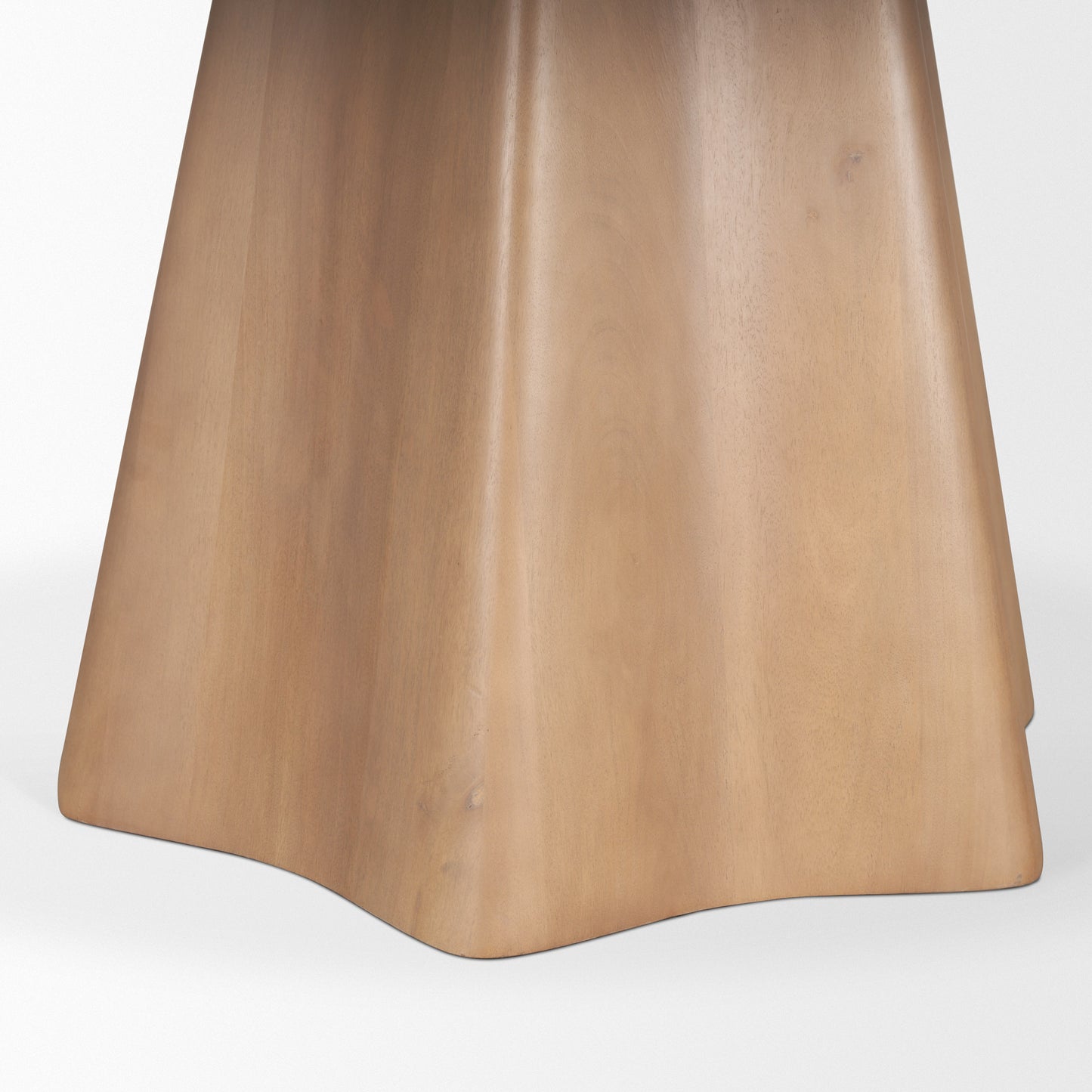 Jovani 60" Solid Light Brown Mango Wood Round Dining Table