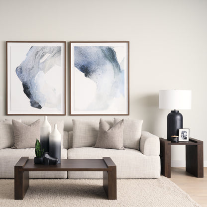 Wesson Dark Brown Wooden Rectangular Coffee Table