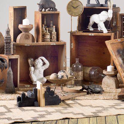 Chadwick II 13L x 13W Gold Metal Webbed Feet Bowl