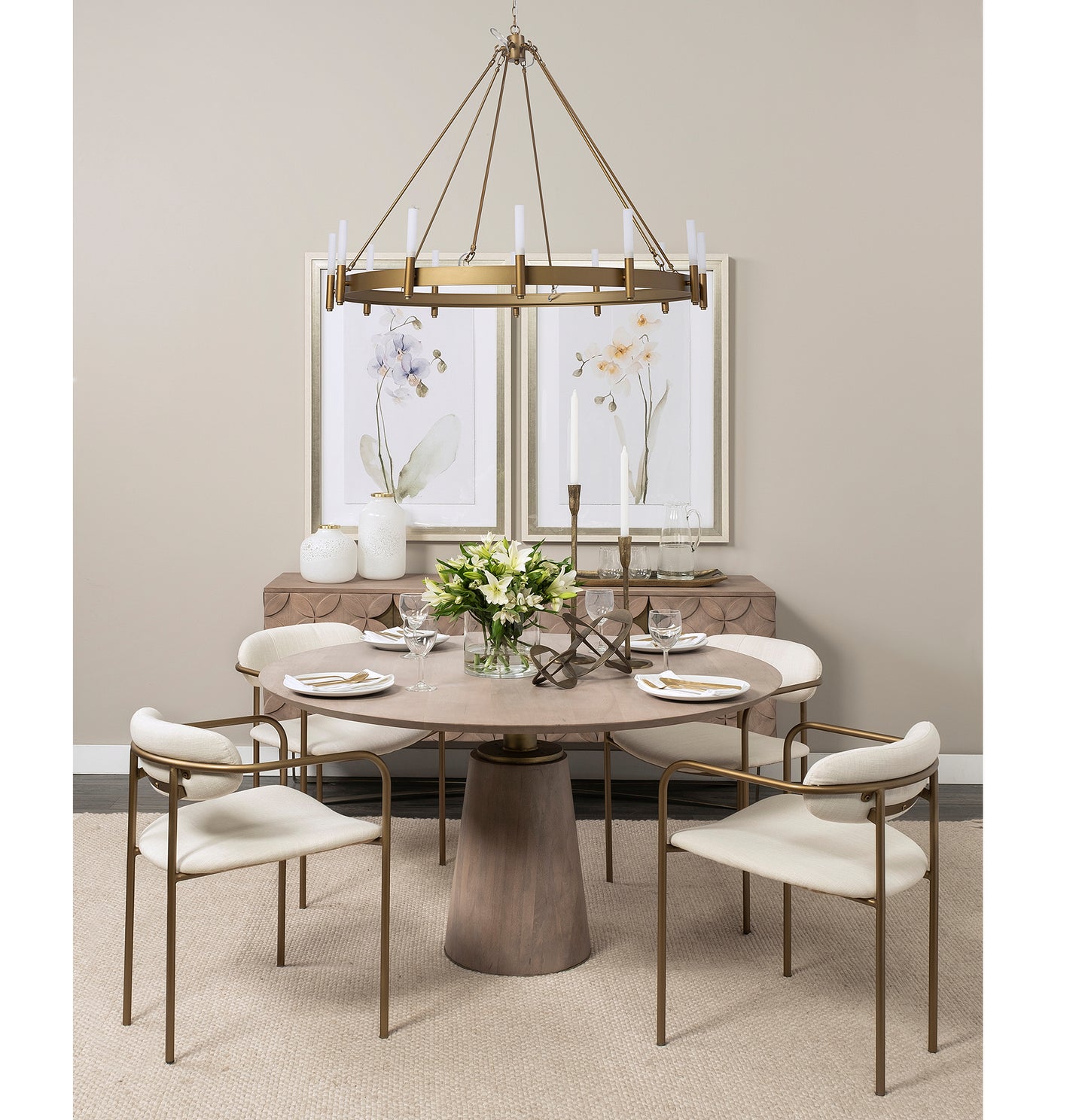 Cusco I (Small) 5L x 5W Gold Geometric Decorative Object