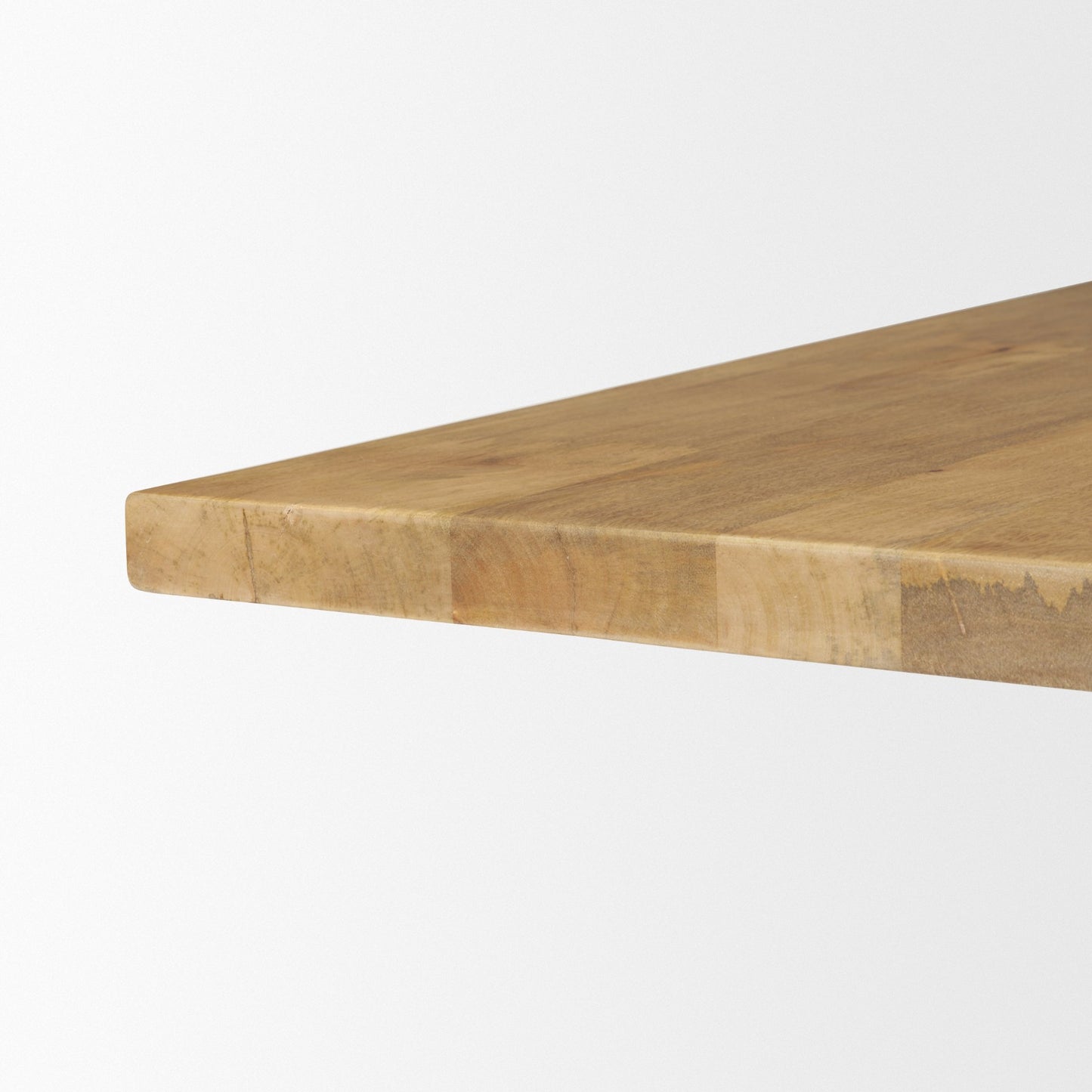 Viktor 55"L Light Brown Solid Wood Coffee Table