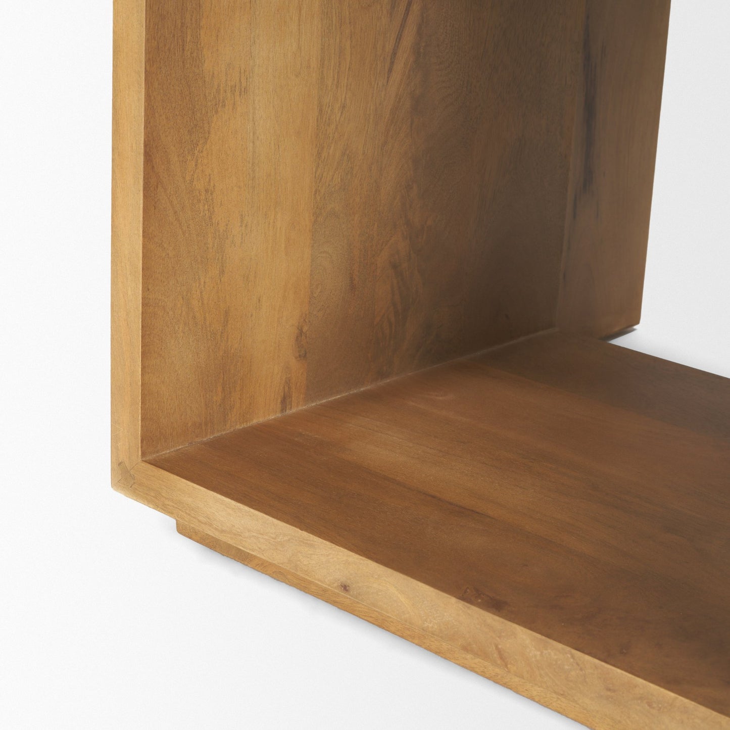 Alanna 22.0L x 15.0W x 22.0H Set of 2 Brown Wood Nesting Accent Tables