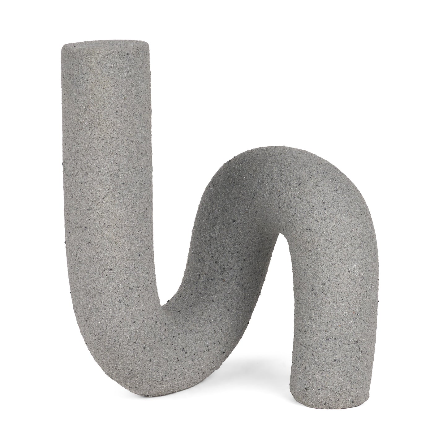 Kailyn Resin Textured Concrete Gray Decorative Object