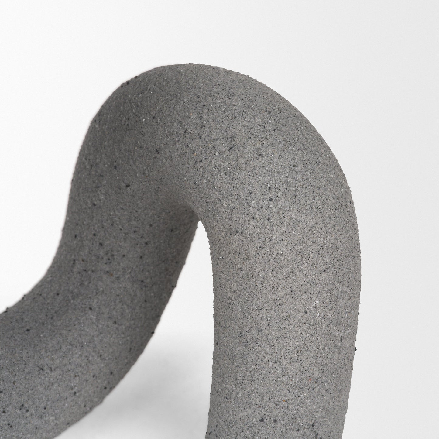 Kailyn Resin Textured Concrete Gray Decorative Object