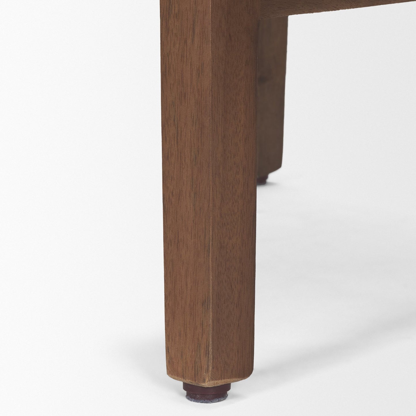 Colony Medium-Dark Brown Solid Wood Counter Stool